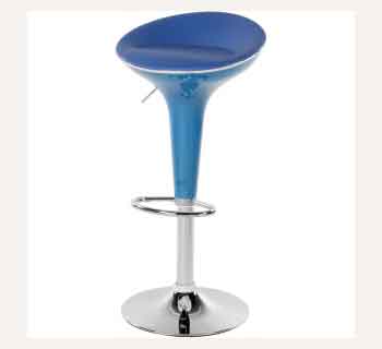TABOURET CLUB BLEU