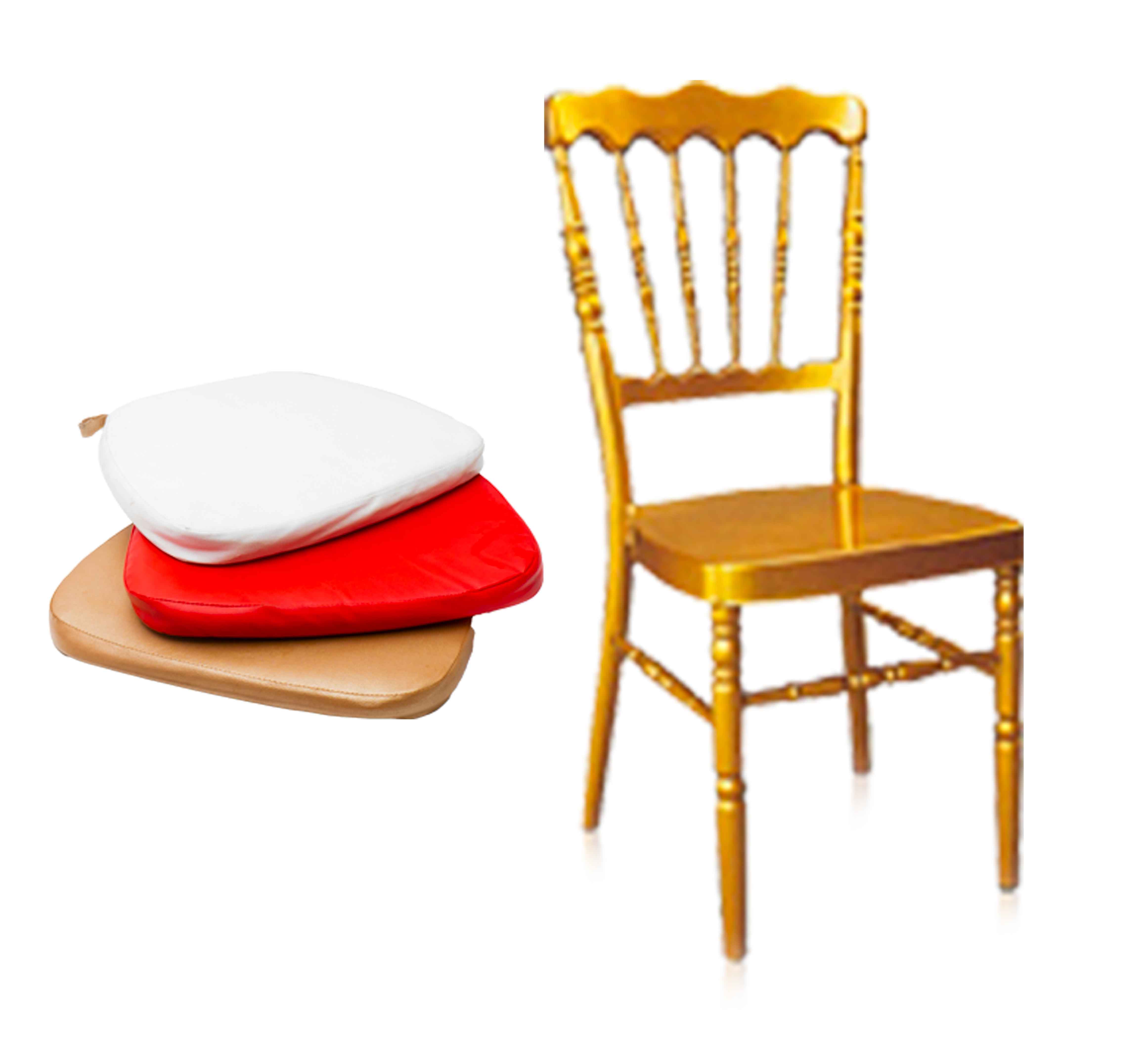 CHAISE NAPOLEON EN ALU DORE 40mm