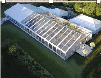 CHAPITEAU SEMI TRANSPARENT 1000 M²