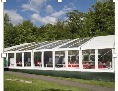 CHAPITEAU SEMI TRANSPARENT 500M²