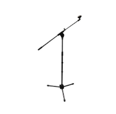 PIED MICRO (Tiger MCA68-BK Pied de Microphone Perche avec Pince - Noir)