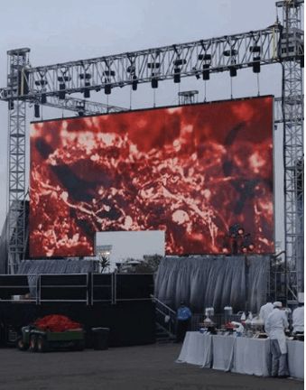 Ecran et système contrôle et Structure /m²