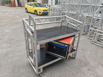 DJ table avec des roues améliorés