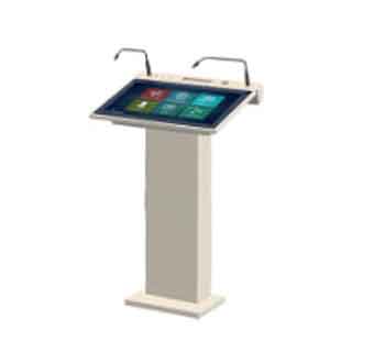 PUPITRE AVEC ECRAN DIGITAL SEIZE TOUCH (19,5 pouces, 2 micros)